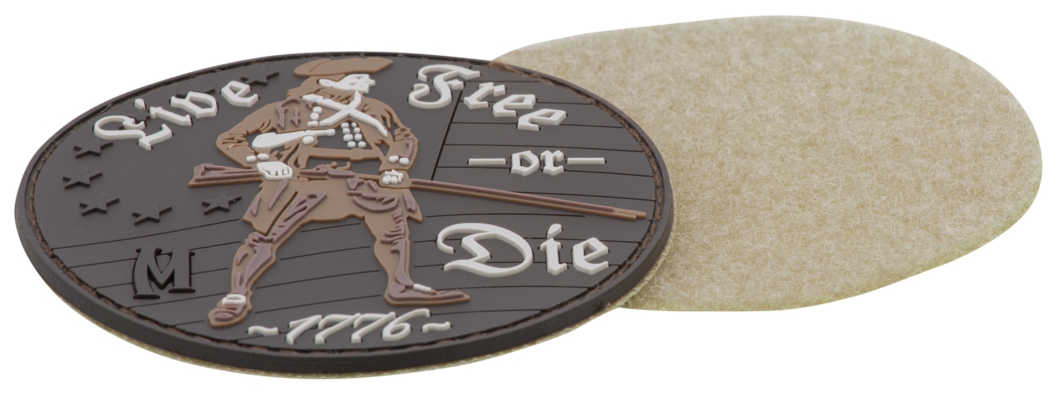 Maxpedition Rubber Patch LIVE FREE OR DIE Arid